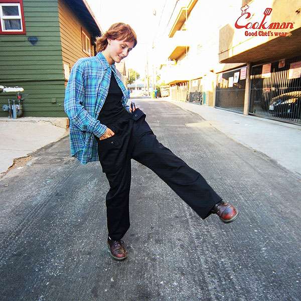 COOKMAN クックマン Monkey Pants Herringbone Black -BLACK- メンズ パンツ モンキーパンツ シェフパンツ ミリタリー atfpts