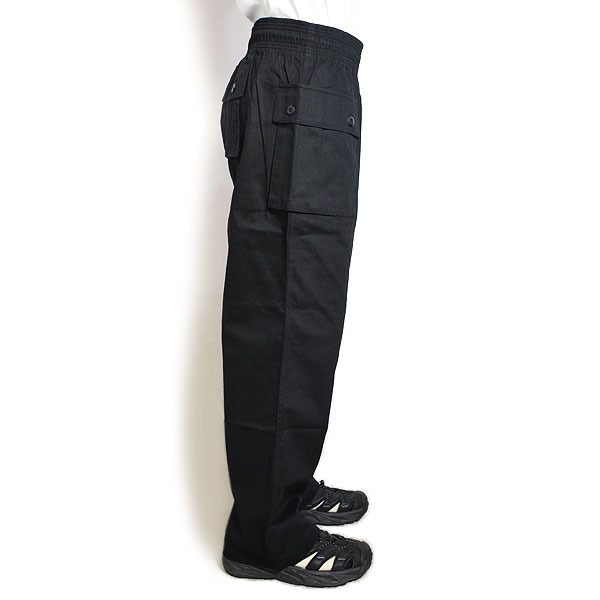 COOKMAN クックマン Monkey Pants Herringbone Black -BLACK- メンズ パンツ モンキーパンツ シェフパンツ ミリタリー atfpts