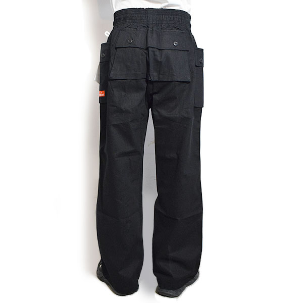 COOKMAN クックマン Monkey Pants Herringbone Black -BLACK- メンズ パンツ モンキーパンツ シェフパンツ ミリタリー atfpts