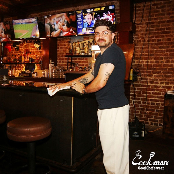 COOKMAN クックマン Ranch Pants Denim Natural -OFF WHITE- メンズ パンツ ランチパンツ シェフパンツ イージーパンツ atfpts