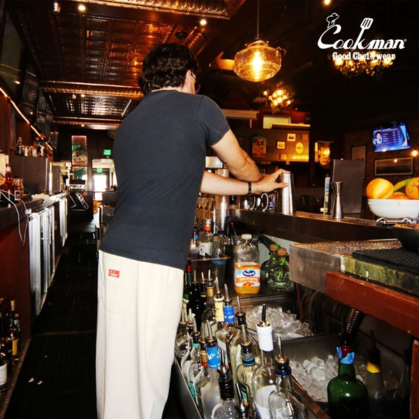 COOKMAN クックマン Ranch Pants Denim Natural -OFF WHITE- メンズ パンツ ランチパンツ シェフパンツ イージーパンツ atfpts