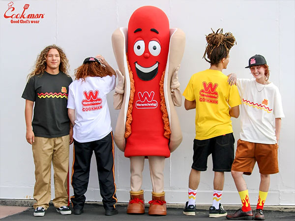 COOKMAN クックマン Chef Pants Semiwide Wienerschnitzel Side Line Beige -BEIGE- メンズ パンツ シェフパンツ セミワイド atfpts_11