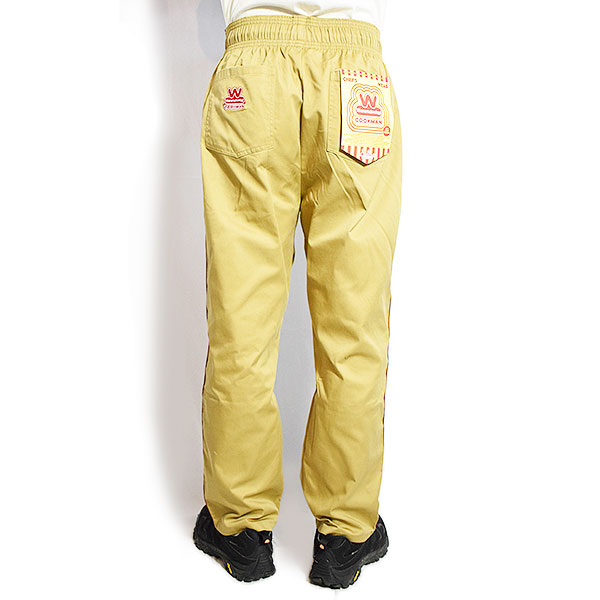 COOKMAN クックマン Chef Pants Semiwide Wienerschnitzel Side Line Beige -BEIGE- メンズ パンツ シェフパンツ セミワイド atfpts_2