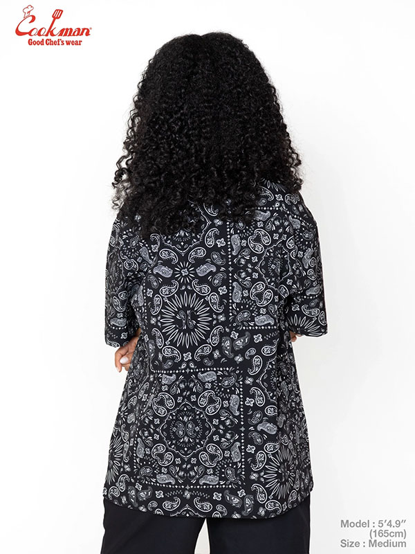 COOKMAN クックマン Work Shirts Short Sleeve Light Paisley Black -BLACK- メンズ シャツ 半袖 ワークシャツ アメリカ 西海岸 atftps_9