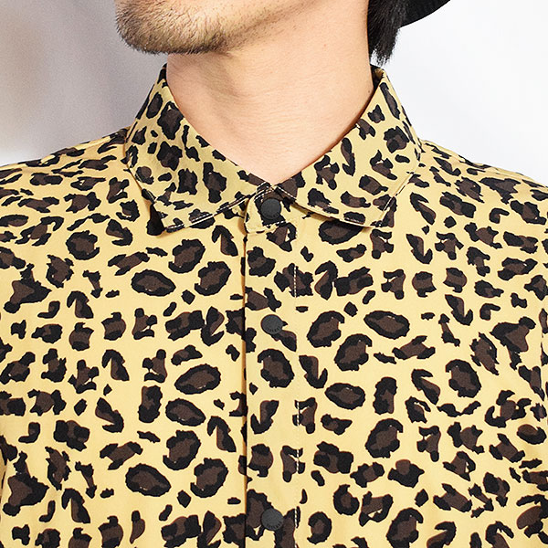 COOKMAN クックマン Work Shirts Short Sleeve Light Leopard Beige -BEIGE- メンズ シャツ 半袖 ワークシャツ アメリカ atftps_3