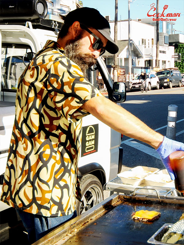COOKMAN クックマン Work Shirts Short Sleeve Light Tribal Camo Beige -BEIGE- メンズ シャツ 半袖 ワークシャツ アメリカ atftps_9