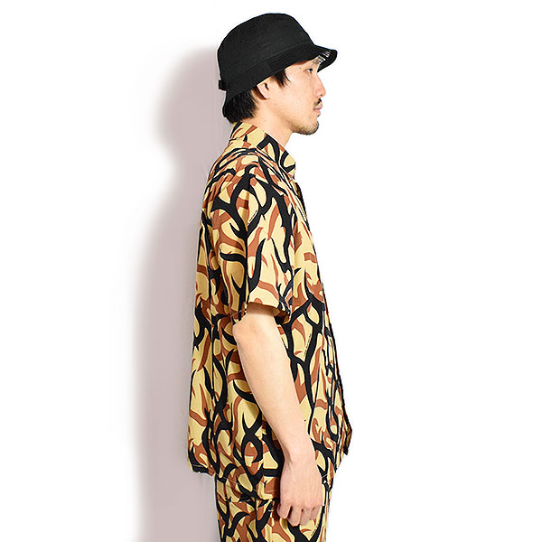 COOKMAN クックマン Work Shirts Short Sleeve Light Tribal Camo Beige -BEIGE- メンズ シャツ 半袖 ワークシャツ アメリカ atftps_1