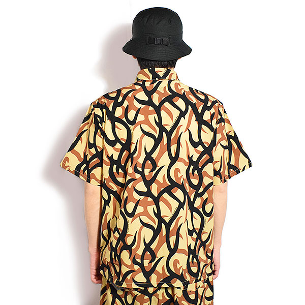 COOKMAN クックマン Work Shirts Short Sleeve Light Tribal Camo Beige -BEIGE- メンズ シャツ 半袖 ワークシャツ アメリカ atftps_2