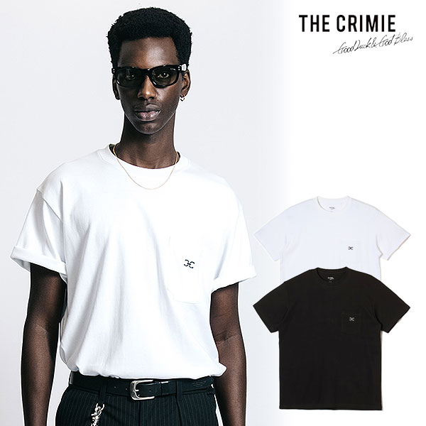 CRIMIE クライミー CHAIN-LINK “C” EMBROIDERY POCKET T-SHIRT Tシャツ atftps