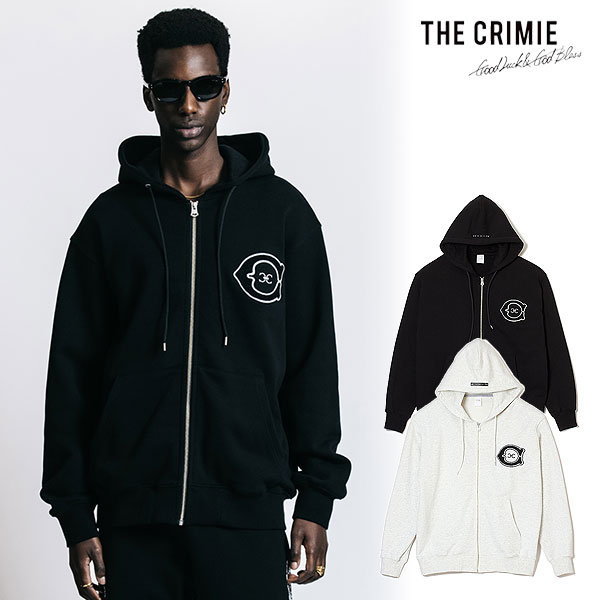 2026 春夏 先行予約 2月中旬〜下旬入荷予定 CRIMIE クライミー C CHENILLE PATCH ZIP HOODIE パーカー キャンセル不可 atftps