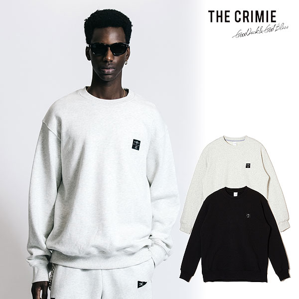 2026 春夏 先行予約 2月中旬〜下旬入荷予定 CRIMIE クライミー BOX LOGO CREW NECK SWEAT スウェット キャンセル不可 atftps