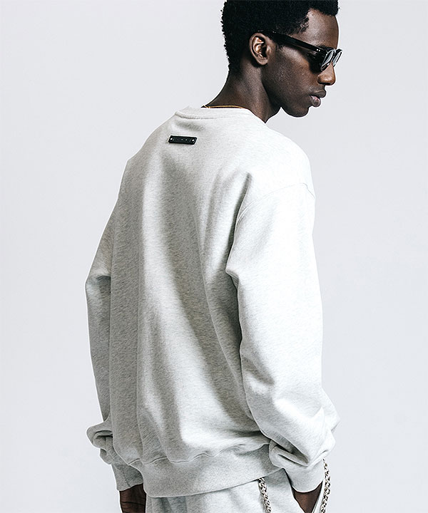 2026 春夏 先行予約 2月中旬〜下旬入荷予定 CRIMIE クライミー BOX LOGO CREW NECK SWEAT スウェット キャンセル不可 atftps_10