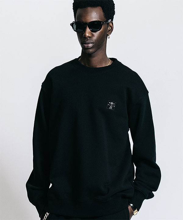 2026 春夏 先行予約 2月中旬〜下旬入荷予定 CRIMIE クライミー BOX LOGO CREW NECK SWEAT スウェット キャンセル不可 atftps_1