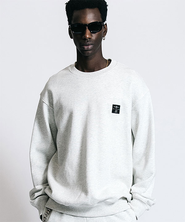 2026 春夏 先行予約 2月中旬〜下旬入荷予定 CRIMIE クライミー BOX LOGO CREW NECK SWEAT スウェット キャンセル不可 atftps_2