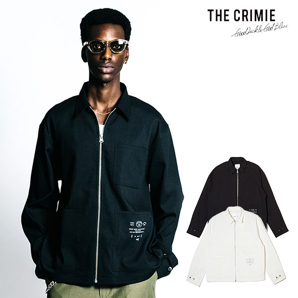2026 春夏 先行予約 3月中旬〜下旬入荷予定 CRIMIE クライミー ZIP LINEN OX SHIRT JACKET - COOL TOUCH EASY CARE atfjkt