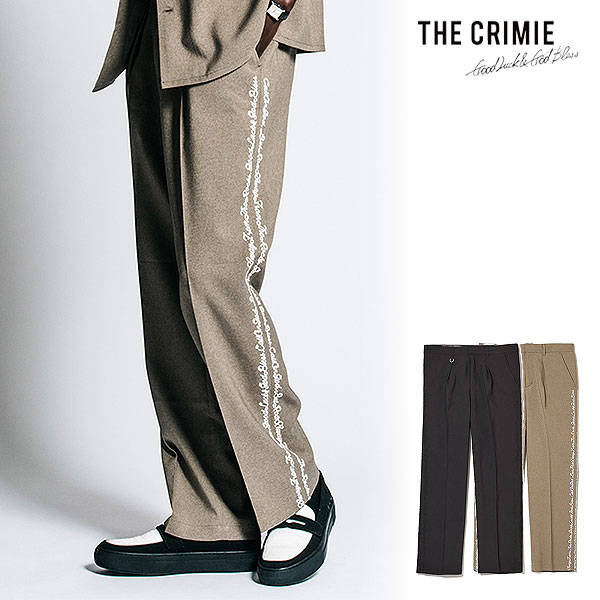 2026 春夏 先行予約 3月中旬〜下旬入荷予定 CRIMIE クライミー TAILORED TROUSERS ? MELANGE ALL SEASON EASY CARE atfpts