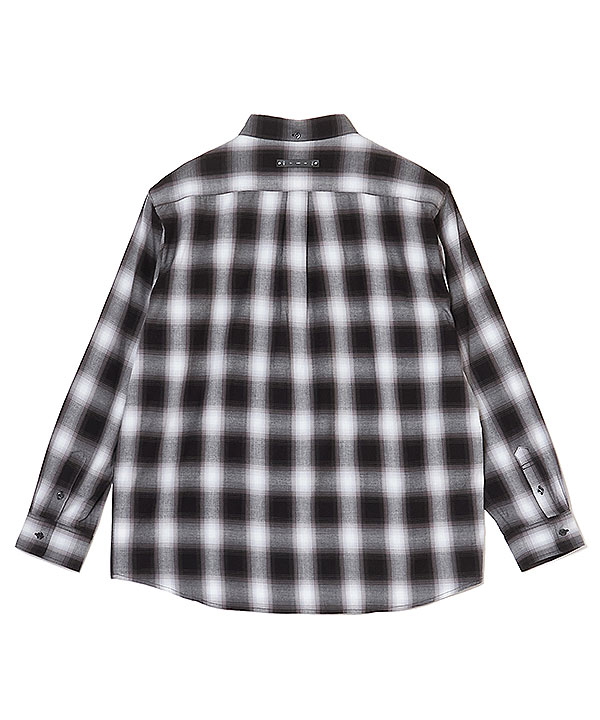 2026 春夏 先行予約 2月中旬〜下旬入荷予定 CRIMIE クライミー OMBRE CHECK B.D L/S WIDE SHIRT シャツ キャンセル不可 atftps 2026 春夏 先行予約 2月中旬〜下旬入荷予定 CRIMIE クライミー OMBRE CHECK B.D L/S WIDE SHIRT シャツ キャンセル不可 atftps