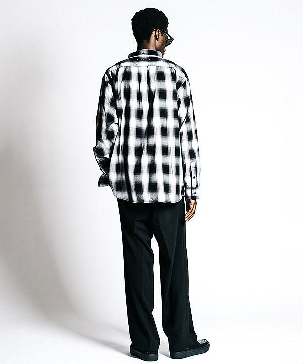 2026 春夏 先行予約 2月中旬〜下旬入荷予定 CRIMIE クライミー OMBRE CHECK B.D L/S WIDE SHIRT シャツ キャンセル不可 atftps 2026 春夏 先行予約 2月中旬〜下旬入荷予定 CRIMIE クライミー OMBRE CHECK B.D L/S WIDE SHIRT シャツ キャンセル不可 atftps