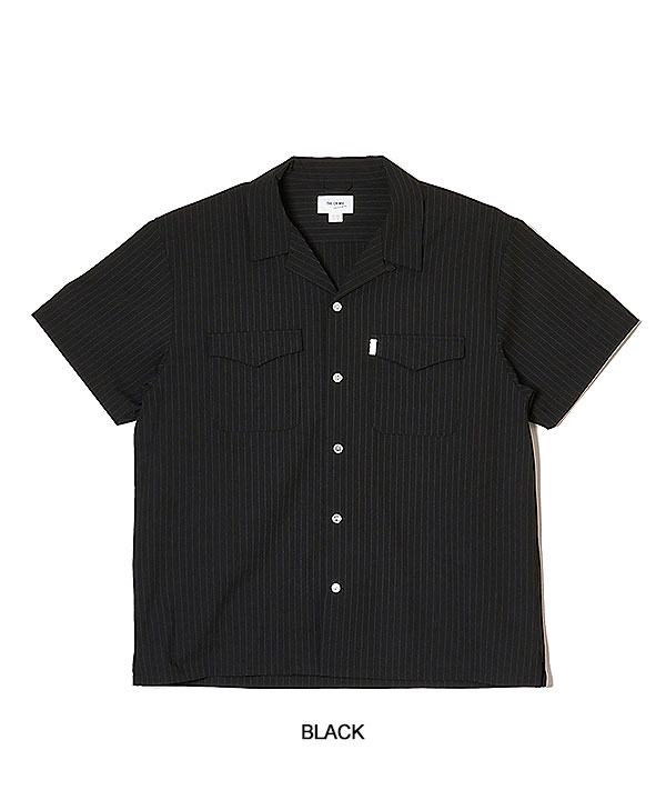 2026 春夏 先行予約 4月上旬〜中旬入荷予定 CRIMIE クライミー TAILORED S/S SHIRT - PIN STRIPE EASY CARE シャツ atftps_16