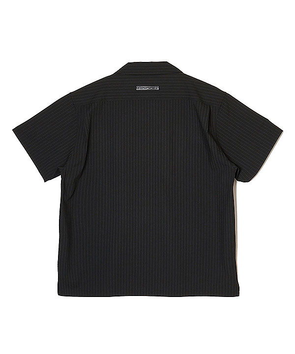 2026 春夏 先行予約 4月上旬〜中旬入荷予定 CRIMIE クライミー TAILORED S/S SHIRT - PIN STRIPE EASY CARE シャツ atftps_17