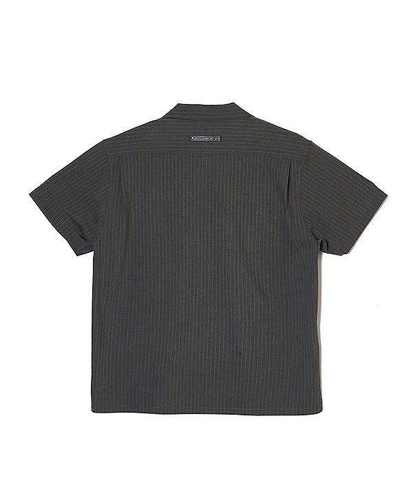 2026 春夏 先行予約 4月上旬〜中旬入荷予定 CRIMIE クライミー TAILORED S/S SHIRT - PIN STRIPE EASY CARE シャツ atftps_19