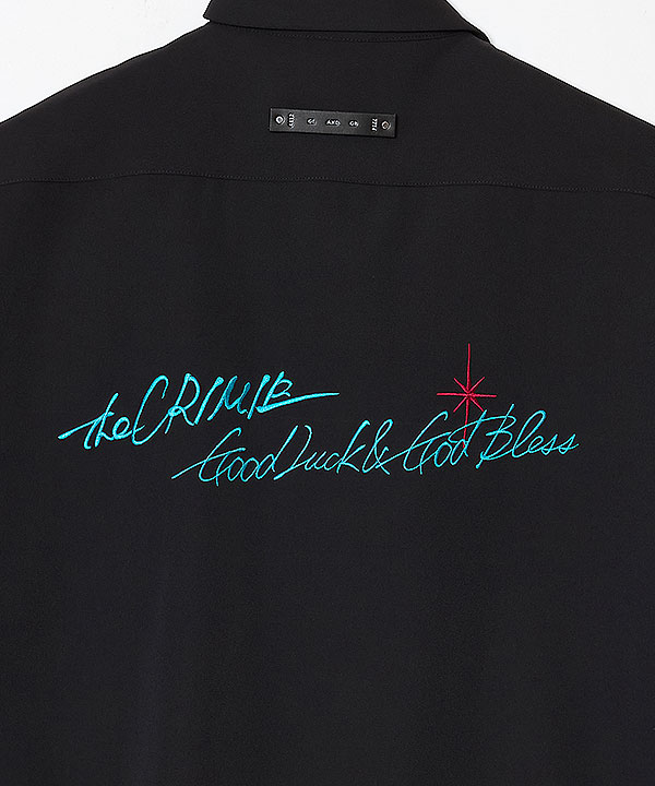 2026 春夏 先行予約 4月上旬〜中旬入荷予定 CRIMIE クライミー GLGB EMBROIDERY S/S SHIRT - EASY CARE シャツ 送料無料 atftps_12