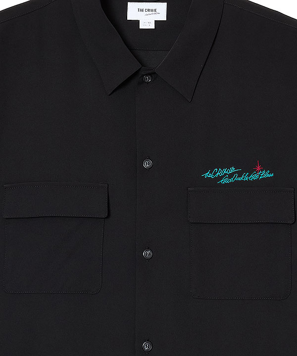 2026 春夏 先行予約 4月上旬〜中旬入荷予定 CRIMIE クライミー GLGB EMBROIDERY S/S SHIRT - EASY CARE シャツ 送料無料 atftps_13