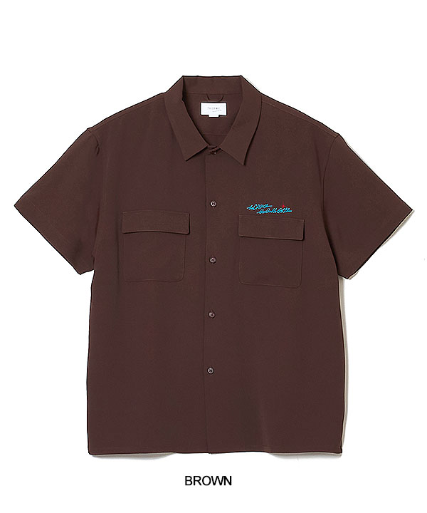 2026 春夏 先行予約 4月上旬〜中旬入荷予定 CRIMIE クライミー GLGB EMBROIDERY S/S SHIRT - EASY CARE シャツ 送料無料 atftps_18
