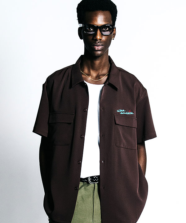 2026 春夏 先行予約 4月上旬〜中旬入荷予定 CRIMIE クライミー GLGB EMBROIDERY S/S SHIRT - EASY CARE シャツ 送料無料 atftps_1