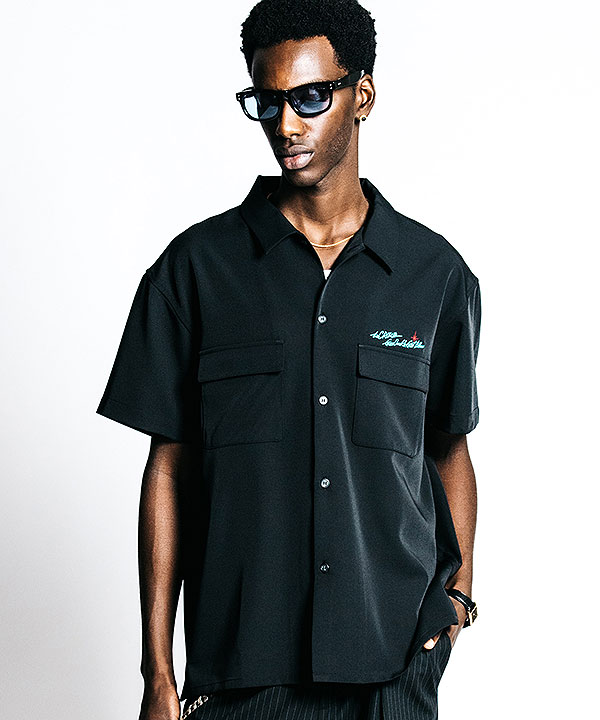 2026 春夏 先行予約 4月上旬〜中旬入荷予定 CRIMIE クライミー GLGB EMBROIDERY S/S SHIRT - EASY CARE シャツ 送料無料 atftps_3