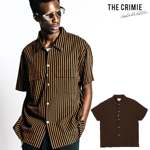 2026 春夏 先行予約 4月上旬〜中旬入荷予定 CRIMIE クライミー SUMMER STRIPE SHIRT シャツ 送料無料 キャンセル不可 atftps