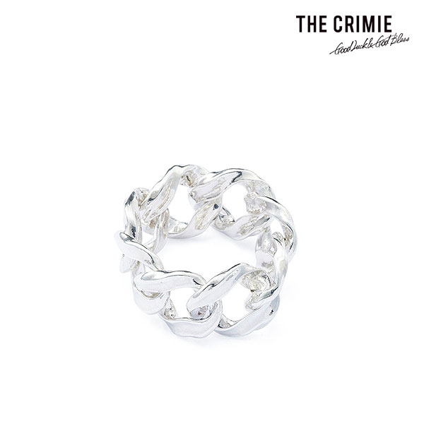 2025 秋冬 先行予約 メーカー取り寄せ対応 CRIMIE クライミー LINK CHAIN SILVER RING リング 指輪 送料無料 キャンセル不可 atfacc