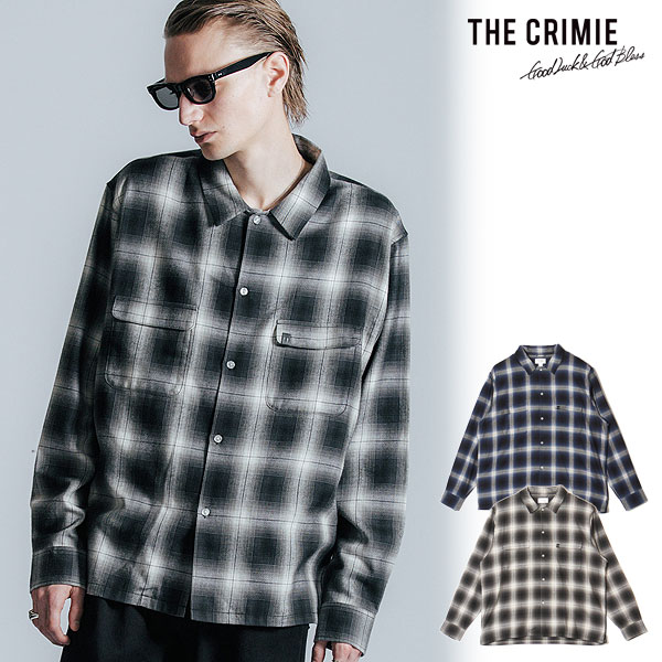 CRIMIE クライミー OMBRE CHECK SHIRT シャツ 送料無料 atftps