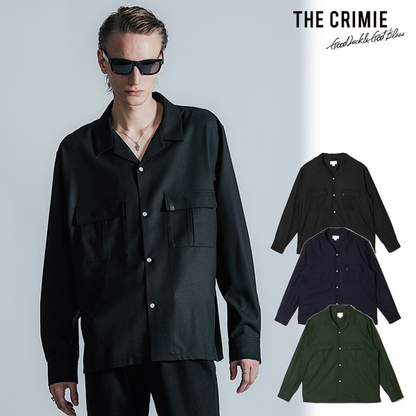 2025 秋冬 先行予約 12月中旬〜下旬入荷予定 CRIMIE クライミー WOOL SHIRT シャツ 送料無料 キャンセル不可 atftps