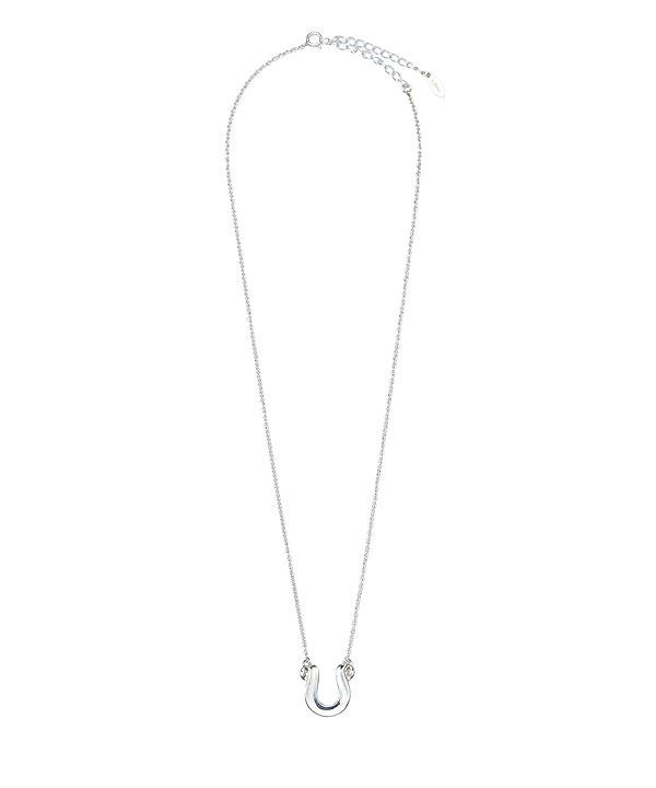 CRIMIE クライミー LETTER RIBBON HORSE SHOE SILVER NECKLACE ネックレス ホースシュー シルバー925 送料無料 atfacc_1