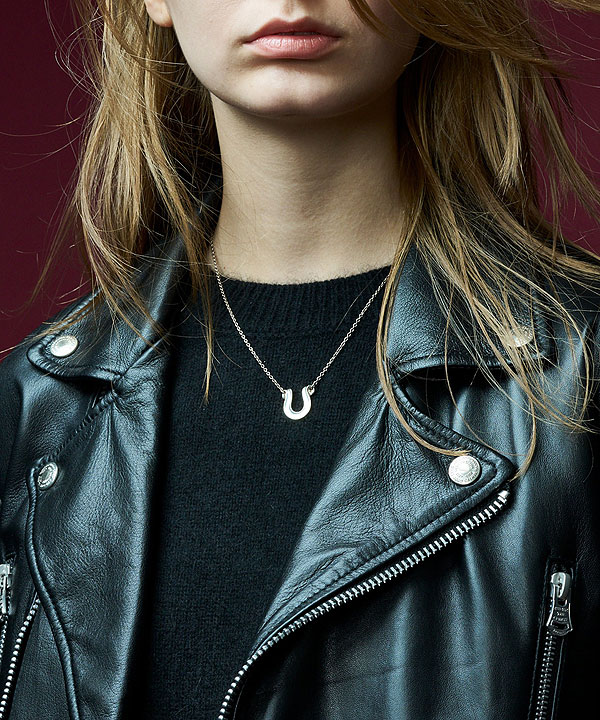 CRIMIE クライミー LETTER RIBBON HORSE SHOE SILVER NECKLACE ネックレス ホースシュー シルバー925 送料無料 atfacc_5