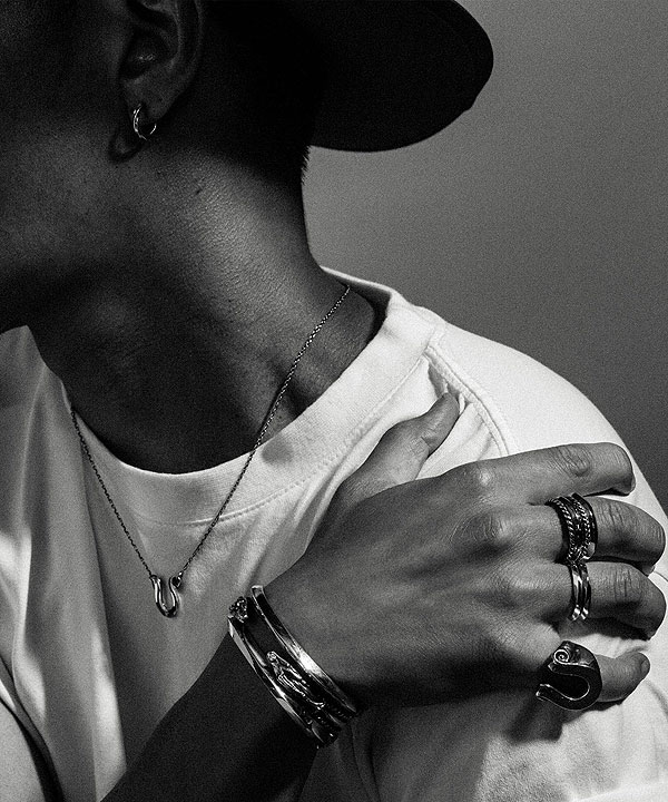 CRIMIE クライミー LETTER RIBBON HORSE SHOE SILVER NECKLACE ネックレス ホースシュー シルバー925 送料無料 atfacc_8