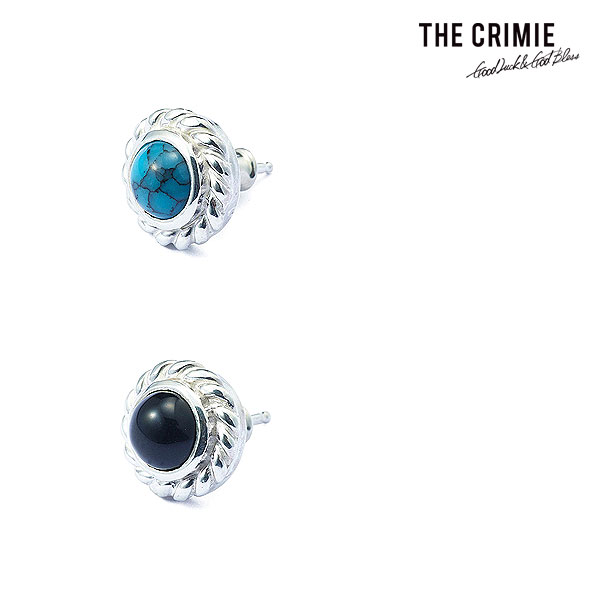 CRIMIE クライミー STONE SILVER PIERCE メンズ ピアス 天然石 シルバーピアス シルバー925 送料無料 ストリート atfacc