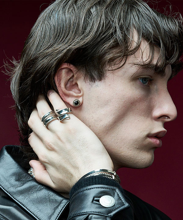 CRIMIE クライミー STONE SILVER PIERCE メンズ ピアス 天然石 シルバーピアス シルバー925 送料無料 ストリート atfacc_8