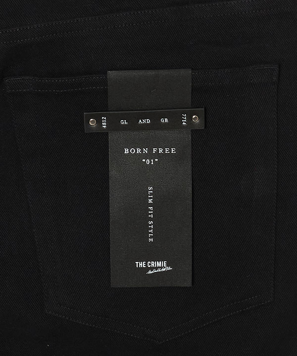 CRIMIE クライミー BORN FREE 1 SLIM STYLE STRETCH PANTS メンズ パンツ ロングパンツ スリムシルエット 送料無料 atfpts_17