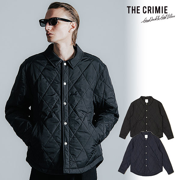 CRIMIE クライミー DIAMOND QUILT NYLON SHIRT JACKET メンズ ジャケット シャツジャケット キルティング 送料無料 atfjkt