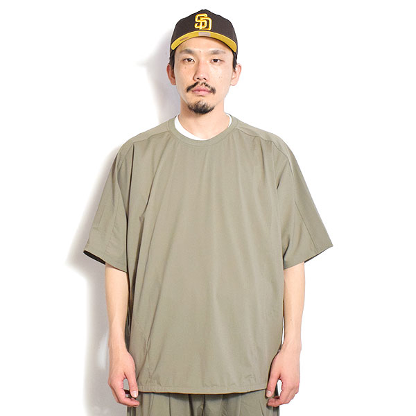 【ARTIF Original】 Cruisin' クルージン STRETCH NYLON PULLOVER -BEIGE- Tシャツ ドルマンスリーブ ストレッチナイロン atftps