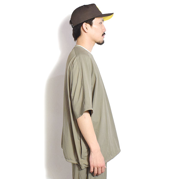 【ARTIF Original】 Cruisin' クルージン STRETCH NYLON PULLOVER -BEIGE- Tシャツ ドルマンスリーブ ストレッチナイロン atftps