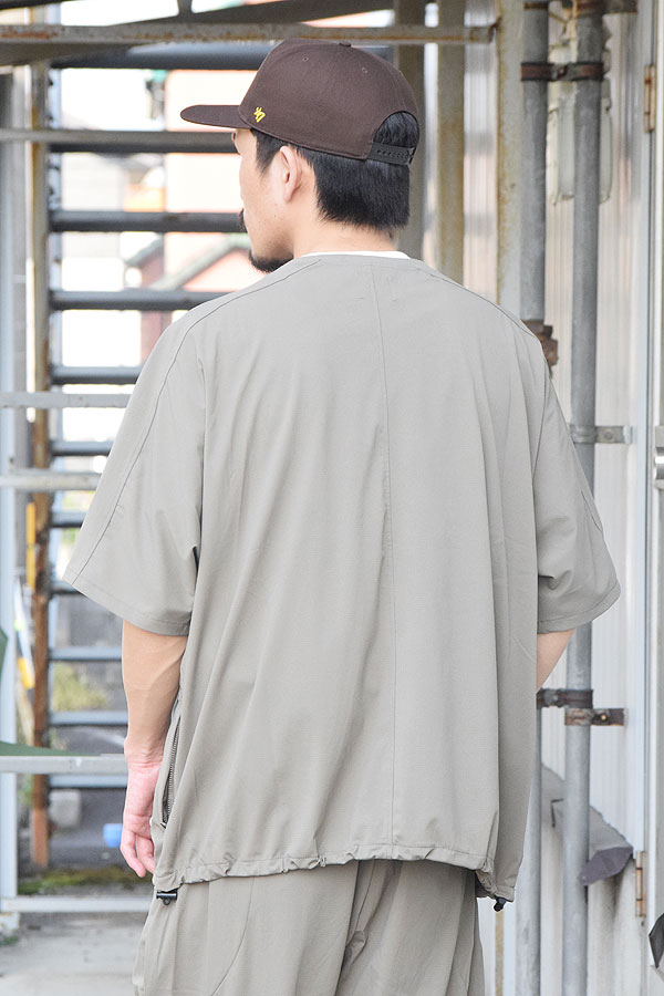 【ARTIF Original】 Cruisin' クルージン STRETCH NYLON PULLOVER -BEIGE- Tシャツ ドルマンスリーブ ストレッチナイロン atftps