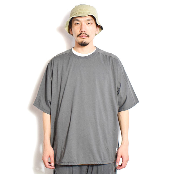 【ARTIF Original】 Cruisin' クルージン STRETCH NYLON PULLOVER -CHARCOAL- Tシャツ ドルマンスリーブ ストレッチ atftps