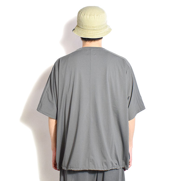 【ARTIF Original】 Cruisin' クルージン STRETCH NYLON PULLOVER -CHARCOAL- Tシャツ ドルマンスリーブ ストレッチ atftps