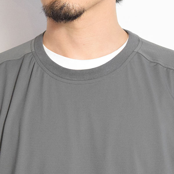 【ARTIF Original】 Cruisin' クルージン STRETCH NYLON PULLOVER -CHARCOAL- Tシャツ ドルマンスリーブ ストレッチ atftps