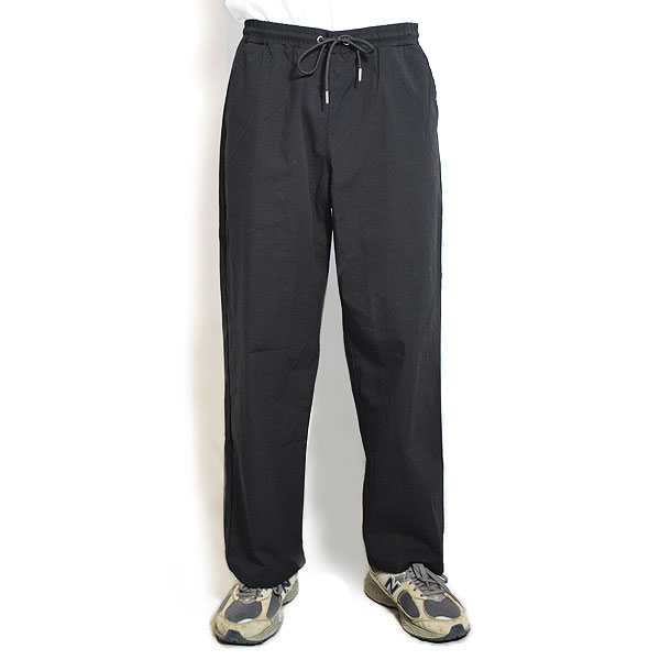【ARTIF Original】 Cruisin' クルージン WIDE STRAIGHT COTTON NYLON PANTS -BLACK- パンツ イージーパンツ 送料無料 atfpts