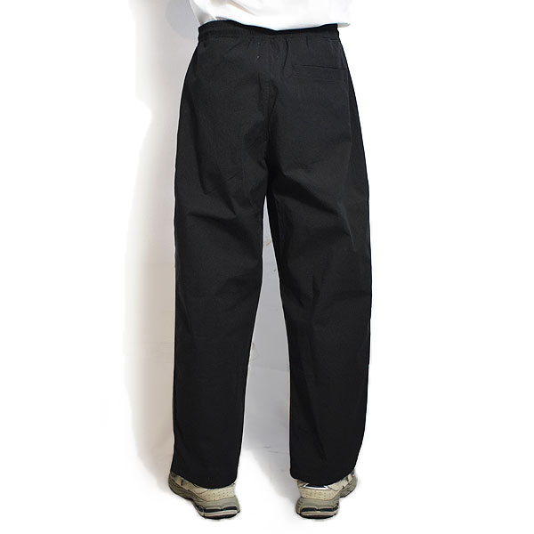 【ARTIF Original】 Cruisin' クルージン WIDE STRAIGHT COTTON NYLON PANTS -BLACK- パンツ イージーパンツ 送料無料 atfpts