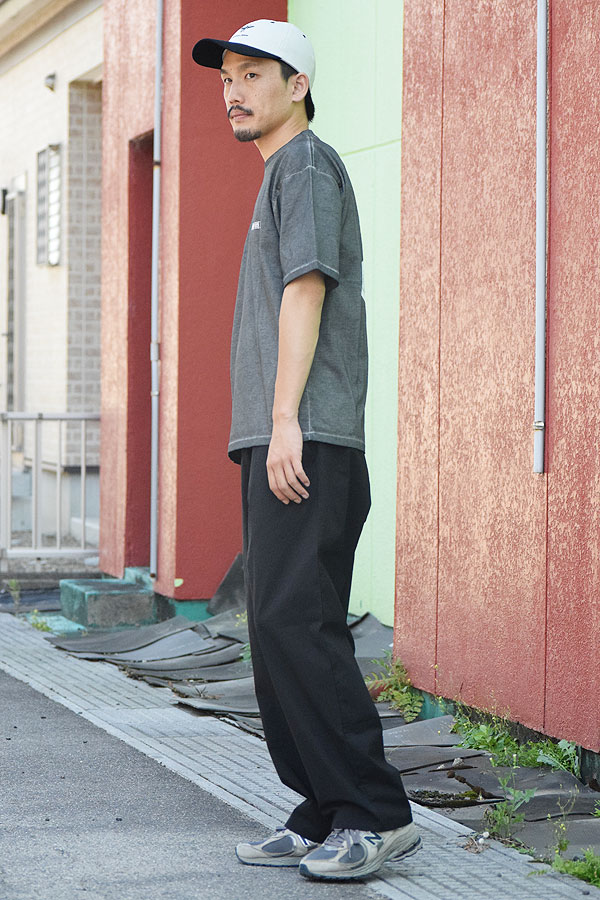 【ARTIF Original】 Cruisin' クルージン WIDE STRAIGHT COTTON NYLON PANTS -BLACK- パンツ イージーパンツ 送料無料 atfpts